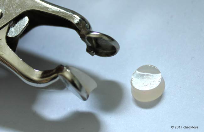 Nippelklemmen Gummierung entfernen
